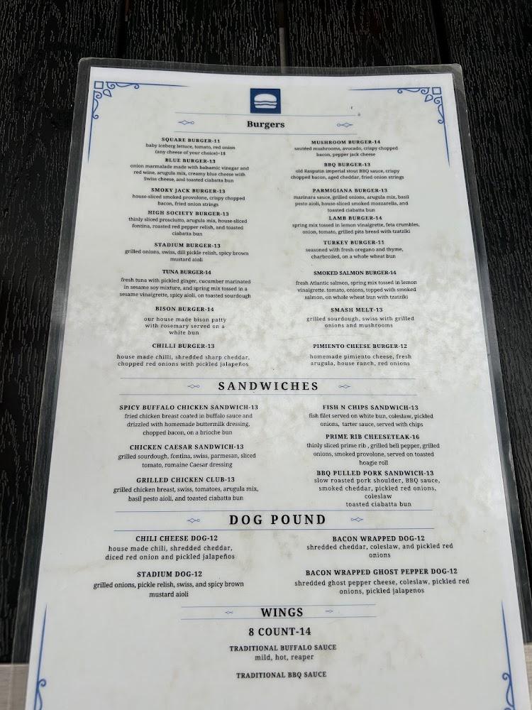 Square Burger Menu image 3